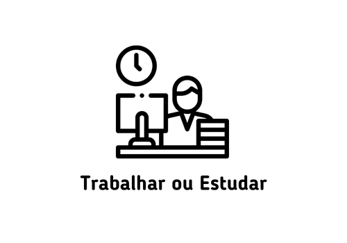 Trabalhar ou estudar